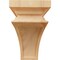 Ekena Millwork 3 1/2"W x 3 3/4"D x 6"H Mini Nevio Wood Corbel, Red Oak CORW03X03X06NERO - alternate 4
